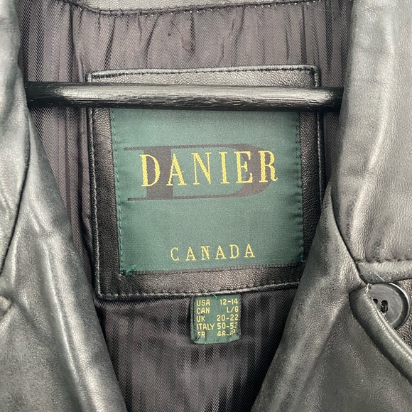 DANIER LEATHER COAT - Picture 7 of 7